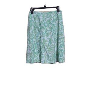 Norton McNaughton Skirt Womens 6P A-line Tea‎ Length Pastel Watercolor Paisley